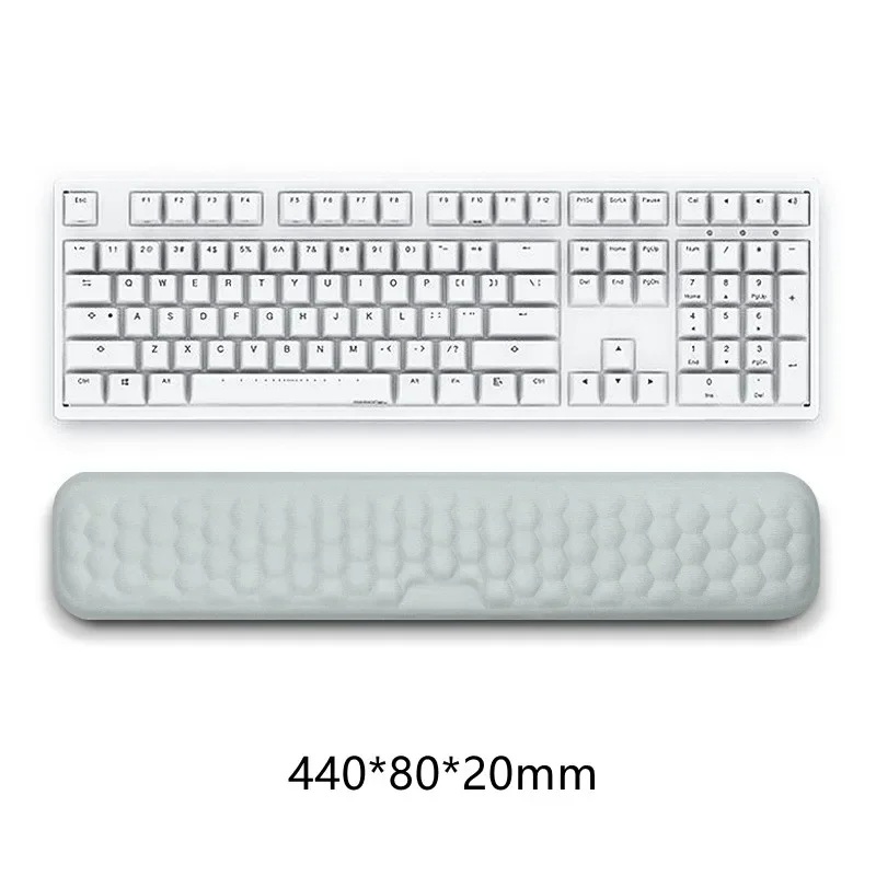Office Keyboard Wrist Rest, Memory Foam Rebound Keyboard Pad, Computer Laptop Comfortable and Lightweight, Easy To Type