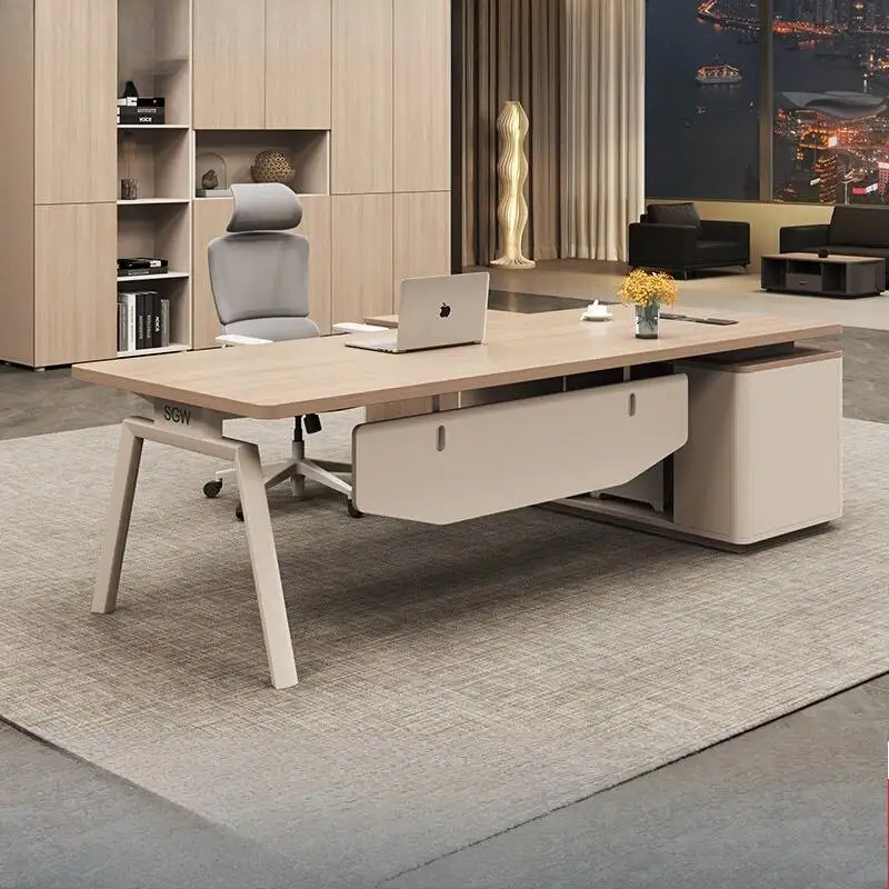 

Storage Executive Office Desk Designer Strong Large Luxury Standing Office Desks Drawers Modern Mesa De Escritorio Furniture
