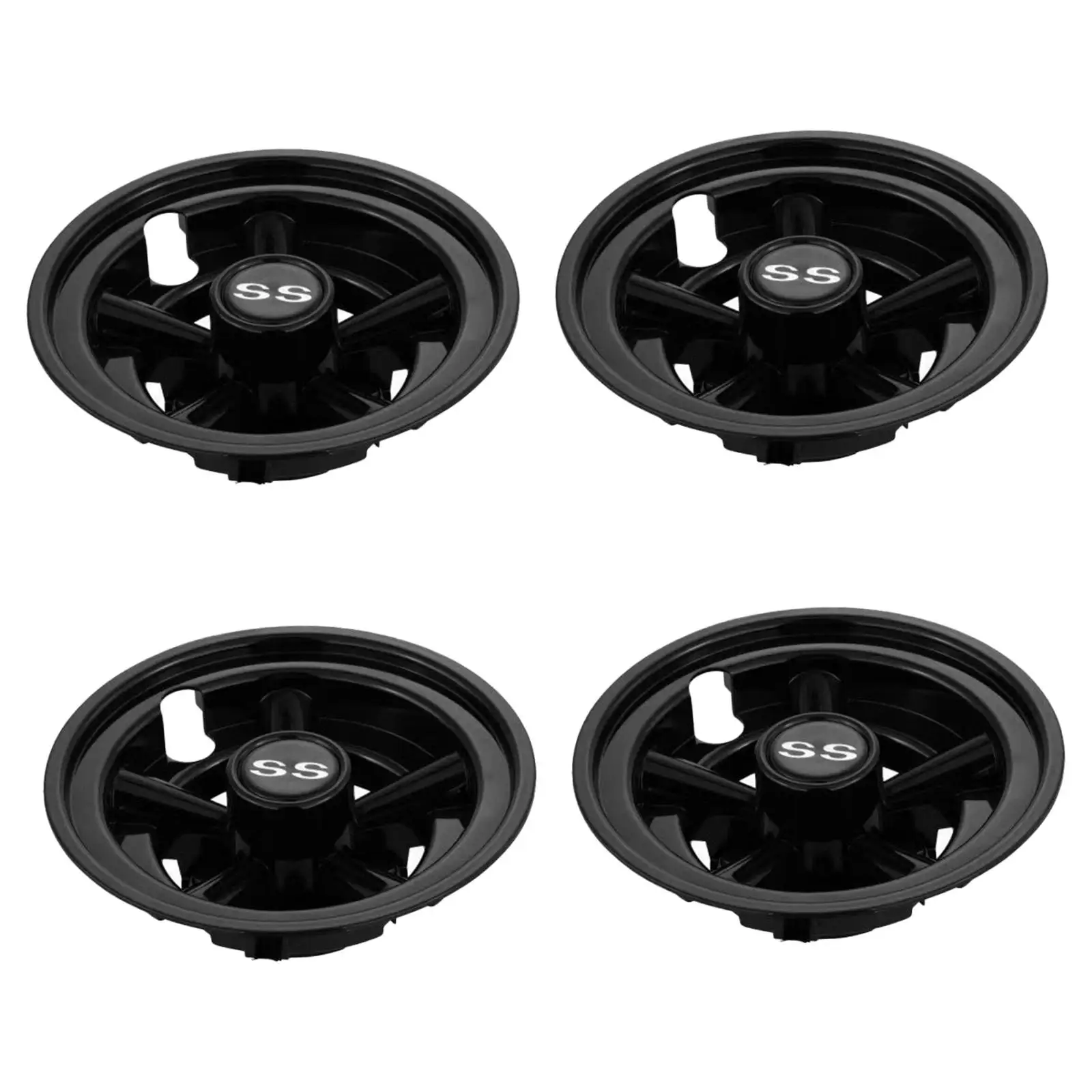 Set of 4 Wheel Trims for Golf Carts, Hub for Golf , Universal Fit