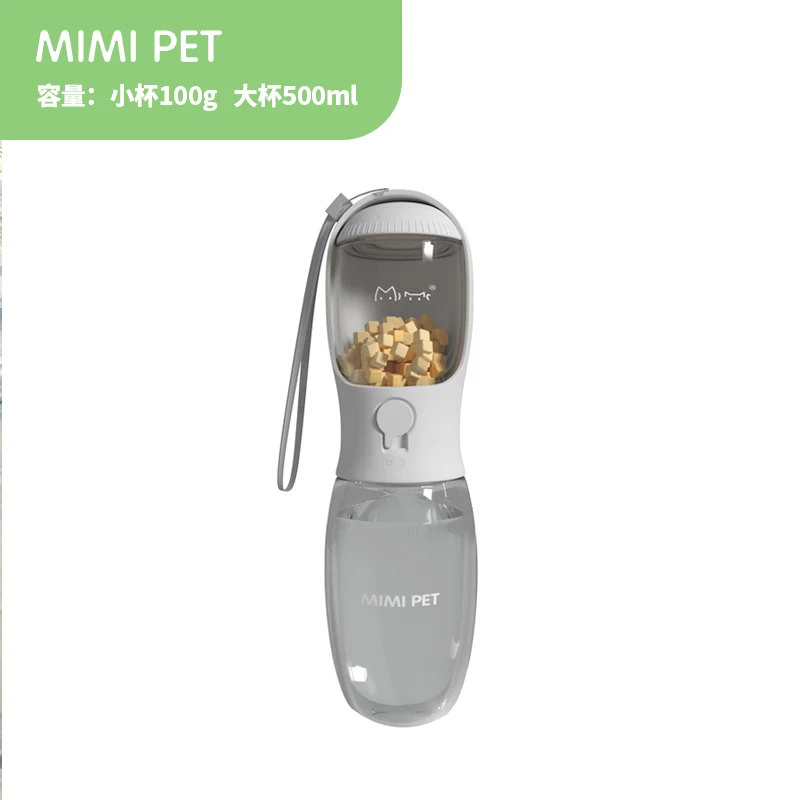 Mimipet Can Open Water Sterilization Dog Pet Walking Cup Portable Water Bottle Outdoor Out Water Cup Large Capacity