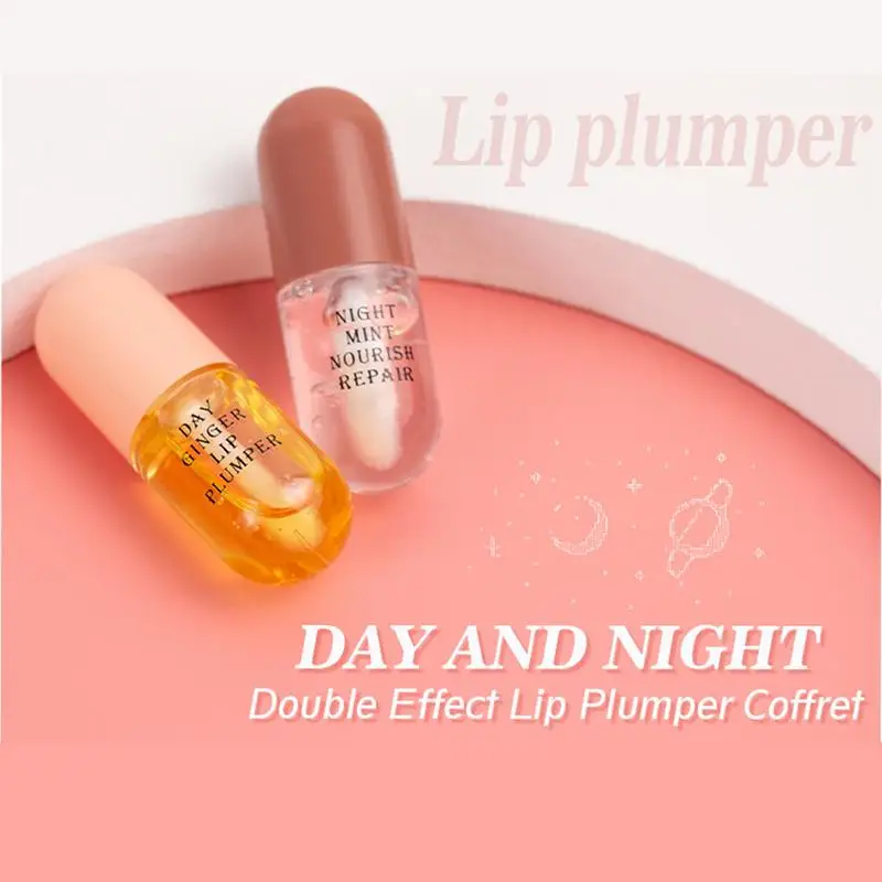 Lip Plumping Oil Lip Plumper With Ginger Mint Extracts And Vitamin E Lip Care Serums For Hydrating Plump Reduce Fine Lines