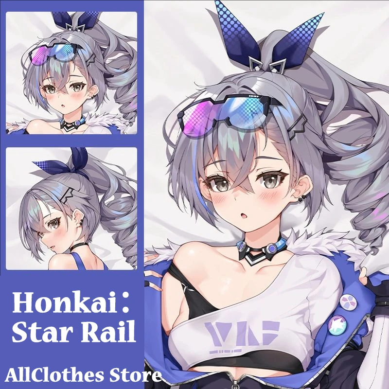 

Honkai Star Rail Silver Wolf Dakimakura чехол аниме наволочка отаку подарок подруге Waifu обнимающая подушка для тела наволочка
