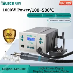 Original QUICK 861DW Hot Air Rework Station Temperature Controlled Welding Soldering Iron