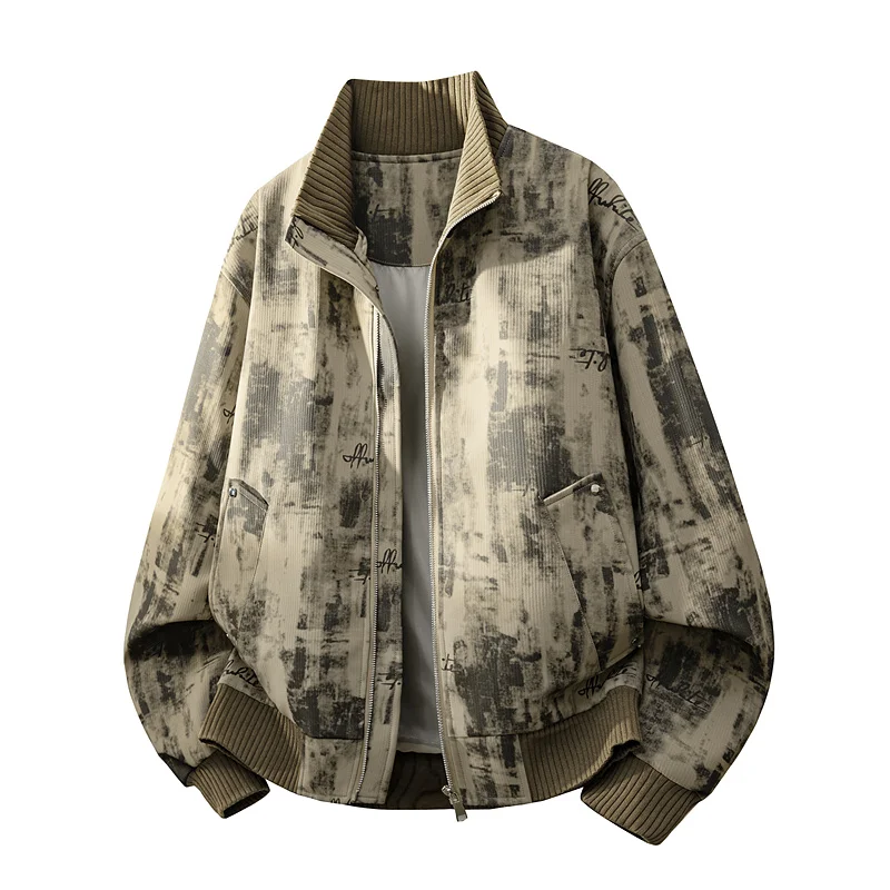2026 Autumn coat Comfortable Versatile Jacket Men High Quality Casual Fashion Trend Large Size Loose style Windproof Jacket