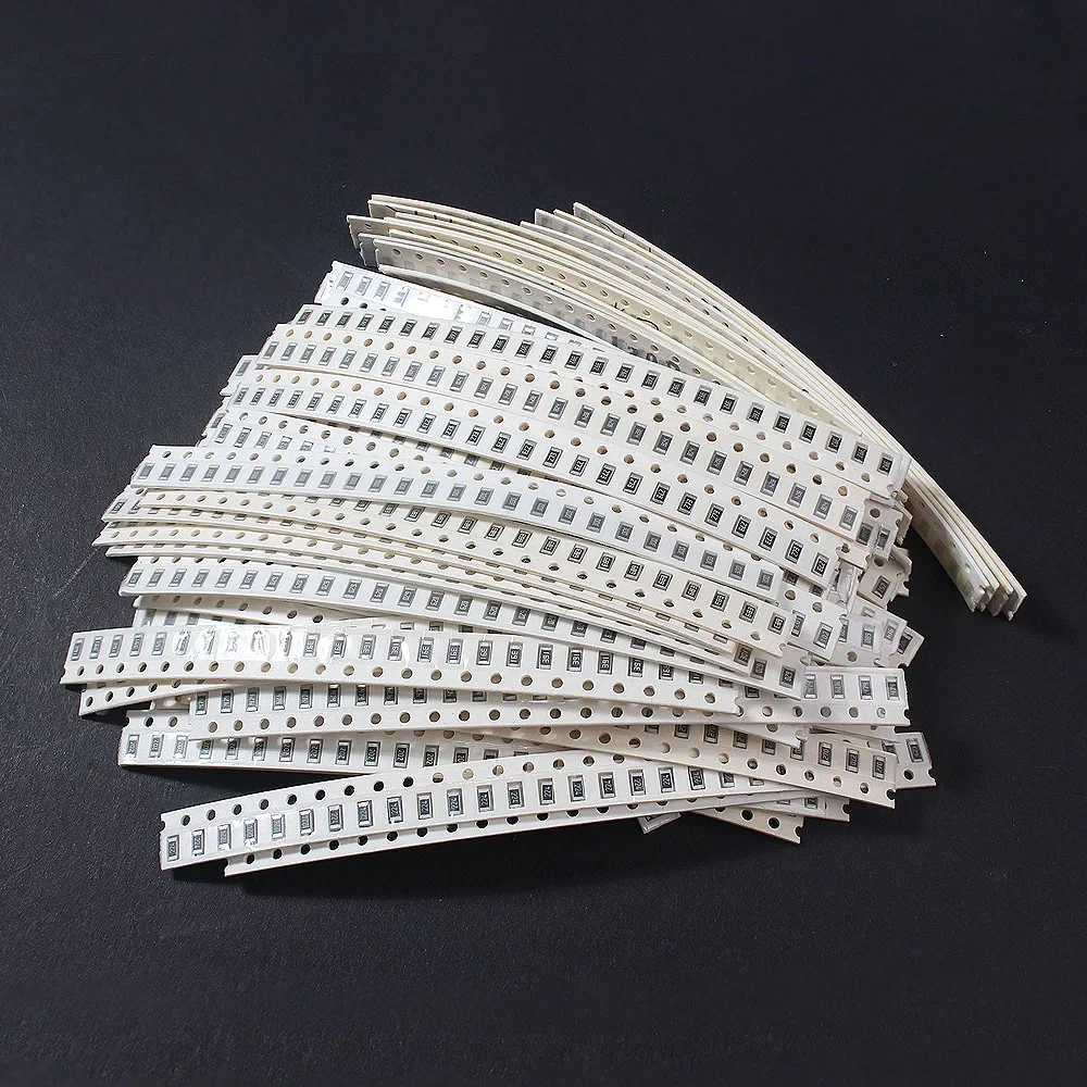 2000PCS 1206 SMD Resistor Kit Assorted Kit 10 ohm~910K 80 Kinds*25Pcs Assortment Kit Set Resistors Set 1206 5% Fixed Resistor