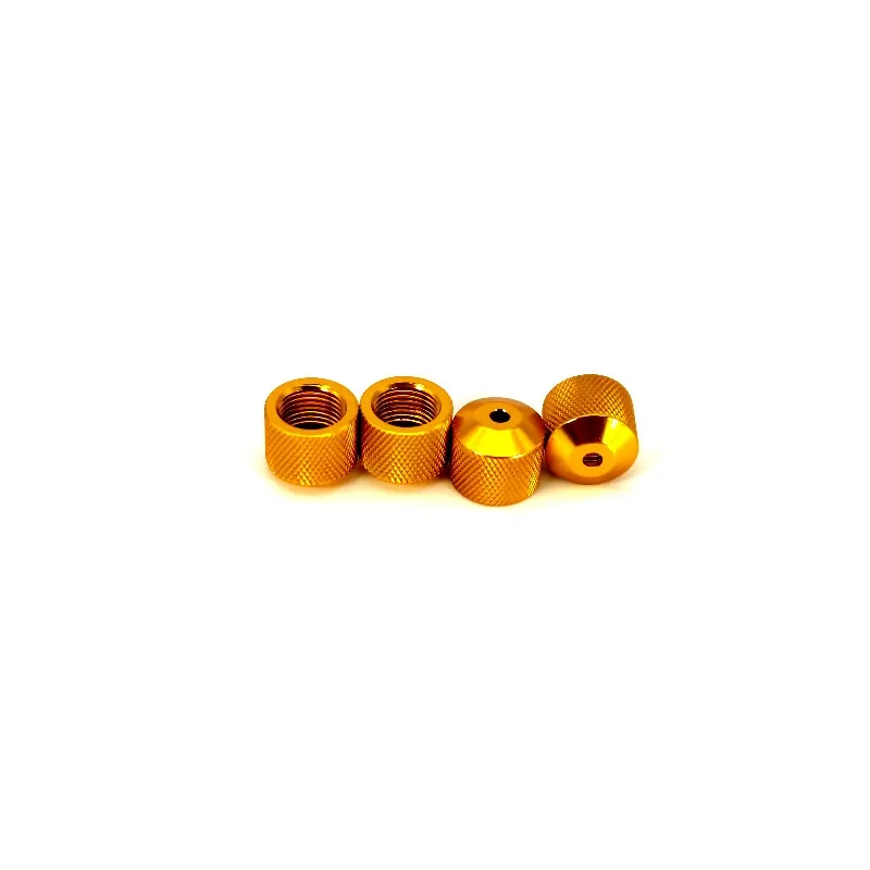 High Quality Gold-Plated Industrial Metal Parts Stainless Steel CNC Machined with Drilling Services