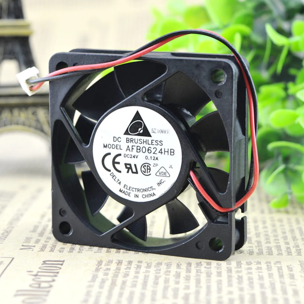 

Для delta 6015 DC 24 В 0,12a afb0624hb 60 мм 6 см серверный инвертор корпус ПК охлаждающие вентиляторы осевые 60X60X15MM