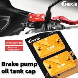 Chekis Is Suitable for Sym Husky Adv150 Adv300 Cruisym150 150X Jet X125 Gpx150 Modified Accessories Brake Upper Pump Cover Brake Fluid Metal Cover Oil Pot Cover Oil Cup Cover