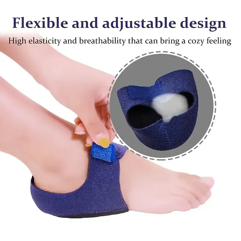 【Hot sales】Heel Socks Silicone Super Soft Heel Pad for Men and Women Heel Pain Protection Heel Pad Velcro Heel Cover