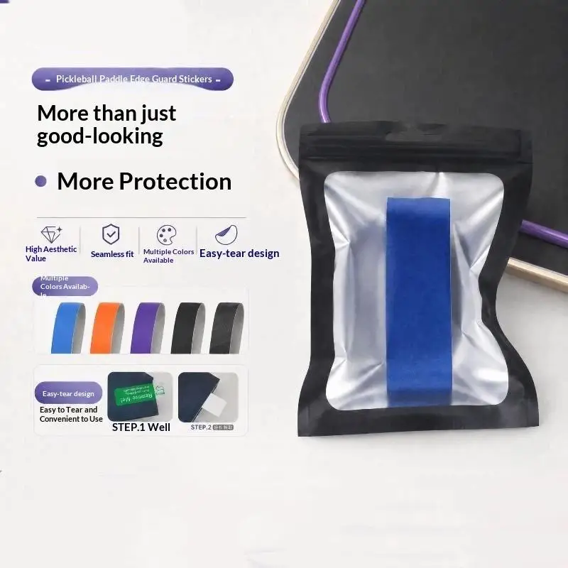 

Pickleball Paddle Edge Protective Tape Scratch Proof Self Adhesive 3M Length for Junior Teen Training Racket Care
