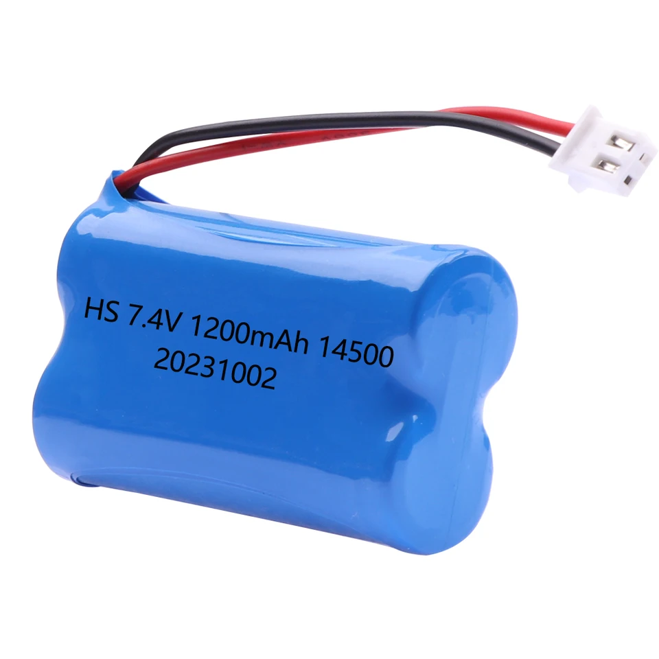 Blomiky 2 Pack 7.4V 1500mAh Batería recargable de iones de litio con