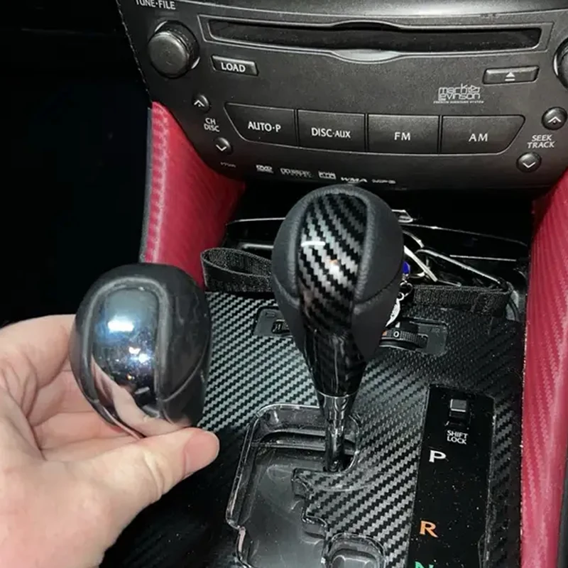 Car Styling Automatic PU Leather Gear Shift Knob For Lexus GS350 GS450h GS460 LS460 LS600h RX350 RX450h ES350 IS250 2008 2009 - view 4