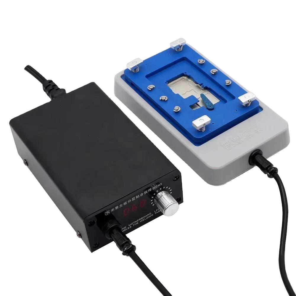 

Mijing CH5 Intelligent Motherboard Layered Platform Chip Glue Removal Welding Desoldering Station for IP X 11 12promax