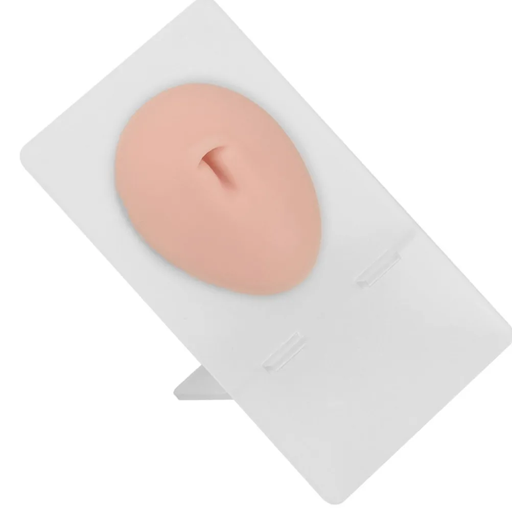 

Simulation Navel Silicone Skin Tattoo Practice 3D Artificial Soft Flexible Fake Navel Skin for Tattooing Training