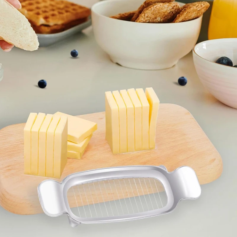 Butter Slicer Cutter Aluminium Käse Cutter Butter Slicer multifunktion ale Küche Food Tool Butter Cutter Draht Käse Slicer – Detail 3