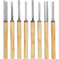 8Pcs Wood Lathe Tools Professional Wood Turning Tools Lathe Chisel Set With Gouge Tools For Beginners Professionals Hobbyists