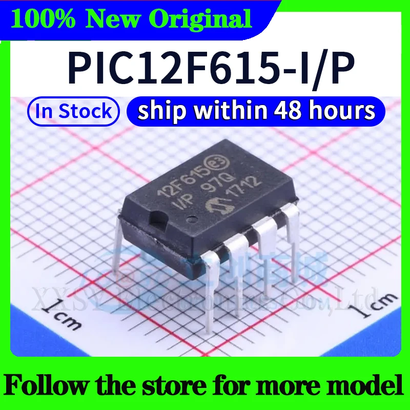 PIC12F508-I/P PIC12F509-I/P PIC12F510-I/P PIC12F615-I/P PIC12F629-I/P PIC12F635-I/P PIC12F675-I/P En stock 48 horas barco