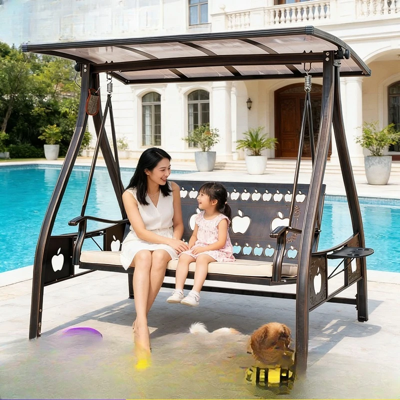 Outdoor swing rocking chair villa garden courtyard balcony hanging basket commercial street scenic spot hotel swing bed