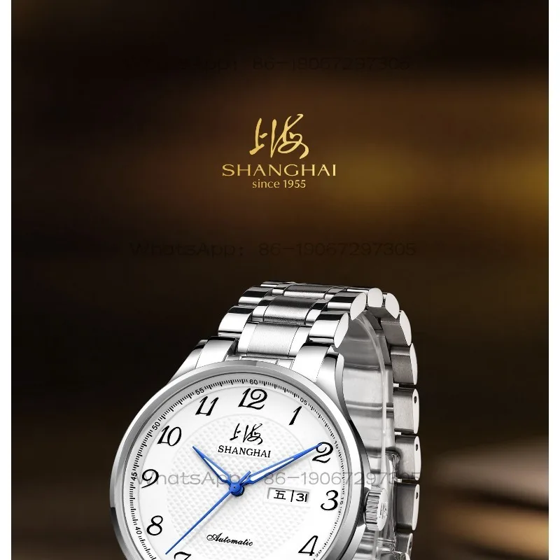 Time Island Watch 1 Store Shanghai  Watch Automatic Mechanical Watch Double Calendar Multifunctional Men's and Women's Watch