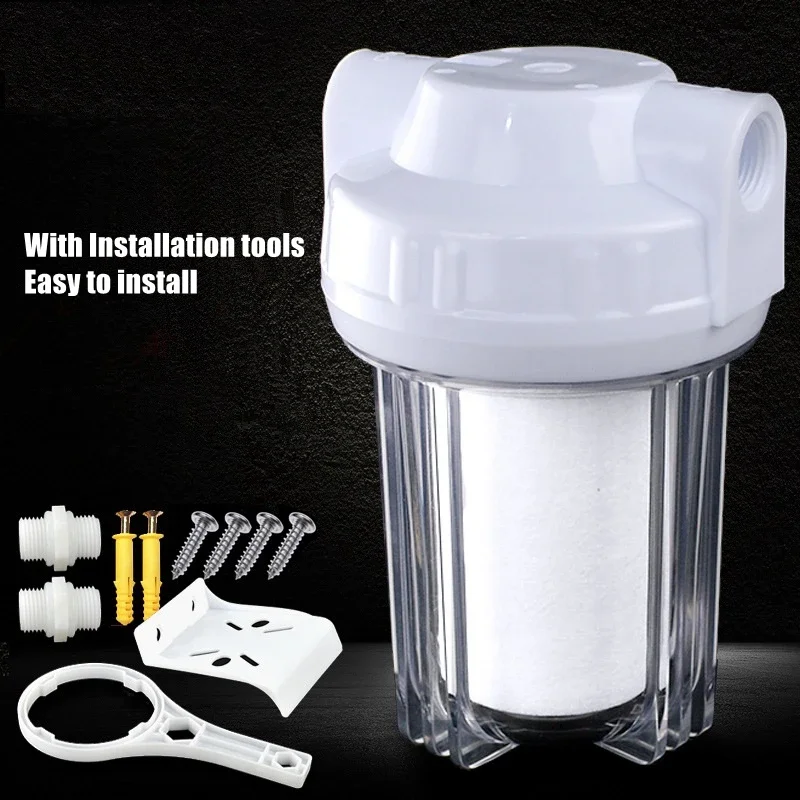 

1/2" Aquarium Fish Tank Filter Domestic Water Purification PP Cotton Filter Element Garden Irrigation System Filter Installation