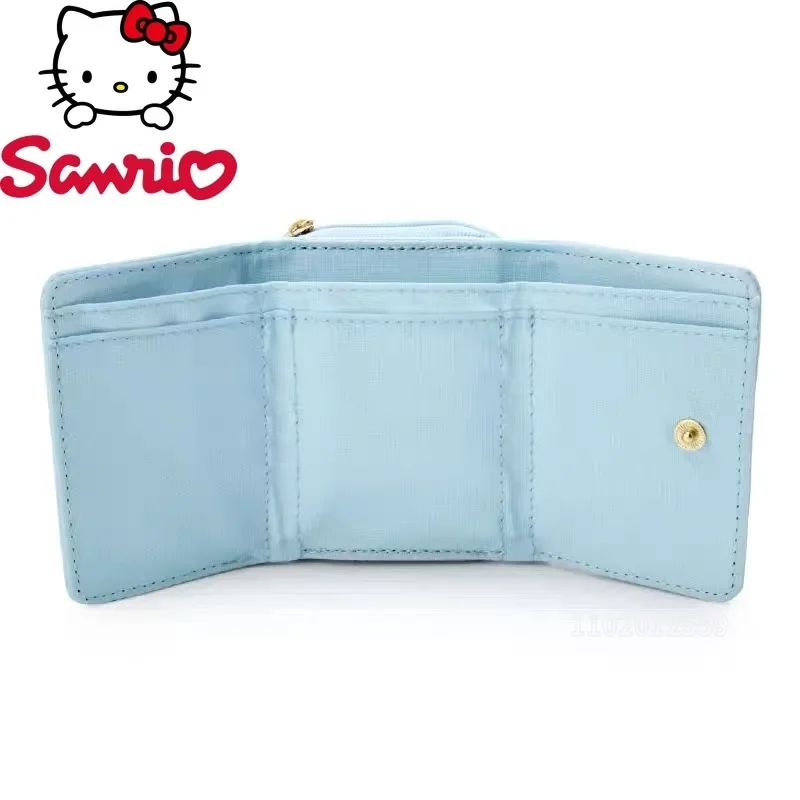  Cinnamon Roll New Mini Folding Wallet Luxury Brand Fashion Trend Women's Mini Wallet Cartoon Cute 3D Women's Zero Wallet