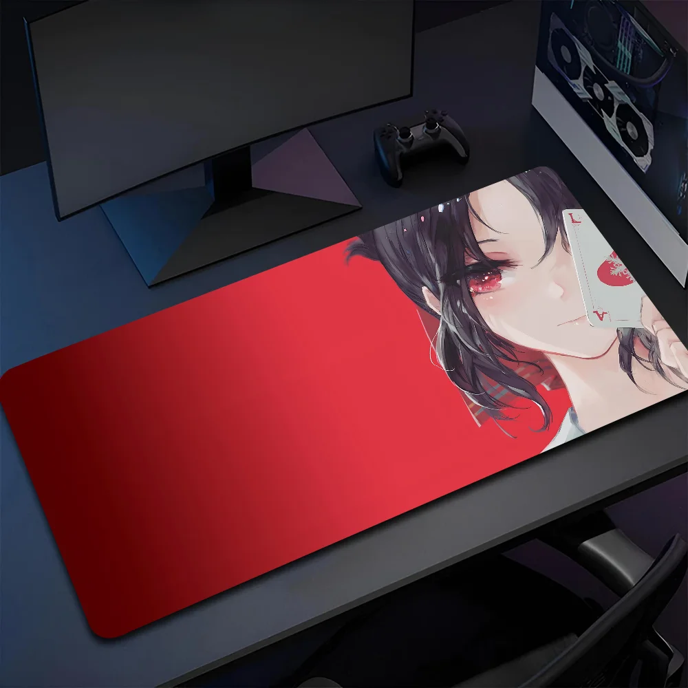 

hot anime Love Is War Non-slip Mouse Pad Suitable For Office Computers Laptops E-sports Game Desk Mats XXL Keyboard