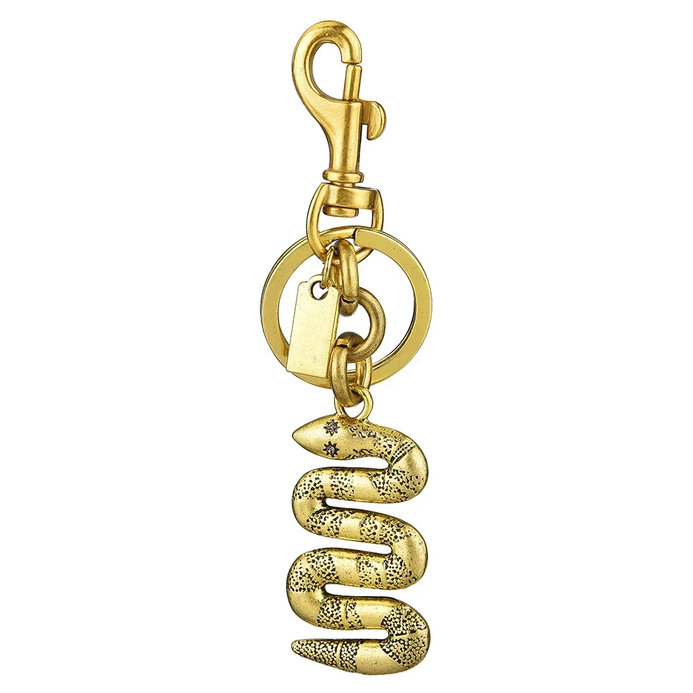 

2025 Snake diamond-encrusted bag, keychain, lady's car key, pendant, accessory and decoration