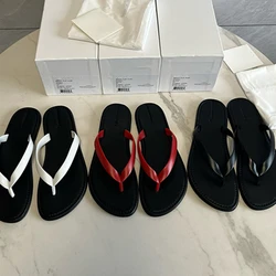 Verwelkte Flip Flops Frauen Sommer Hausschuhe minimalist ische Mode Kontrast farben Strand Hausschuhe flache Schuhe Mädchen