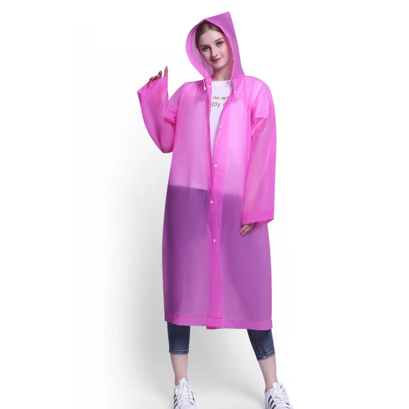 Reusable Thicken Women Men Rain Coat Waterproof Jacket Poncho Cloak Hood Hoodie Suit Raincoat for Tourism Fishing Cycling Hiking