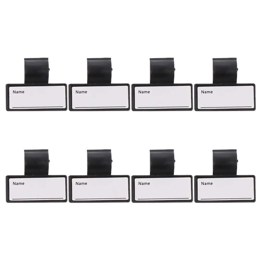 

8pcs Stethoscope Name Tag Nursing Accessories Badge Plate for Stethoscope Equipment Identification Material