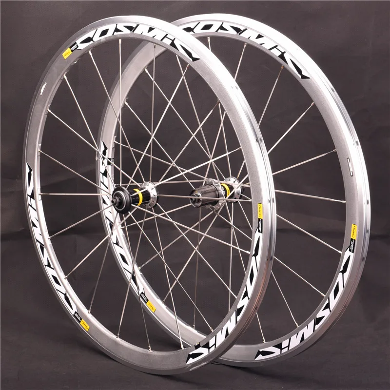 700C Road  wheelset depth 30/40/50mm suitable for 8/9/10/11 silver aluminum alloy bike wheel