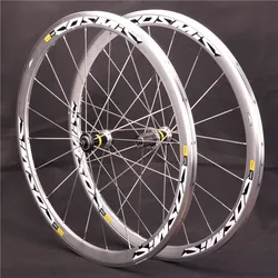 700C Road  wheelset depth 30/40/50mm suitable for 8/9/10/11 silver aluminum alloy bike wheel