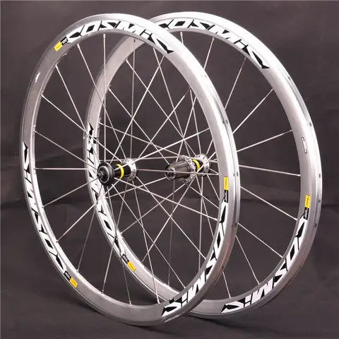 700C 로드 휠셋 깊이 30 40 50mm, 8 9 10/11 실버 알루미늄 합금 자전거 휠에 적합