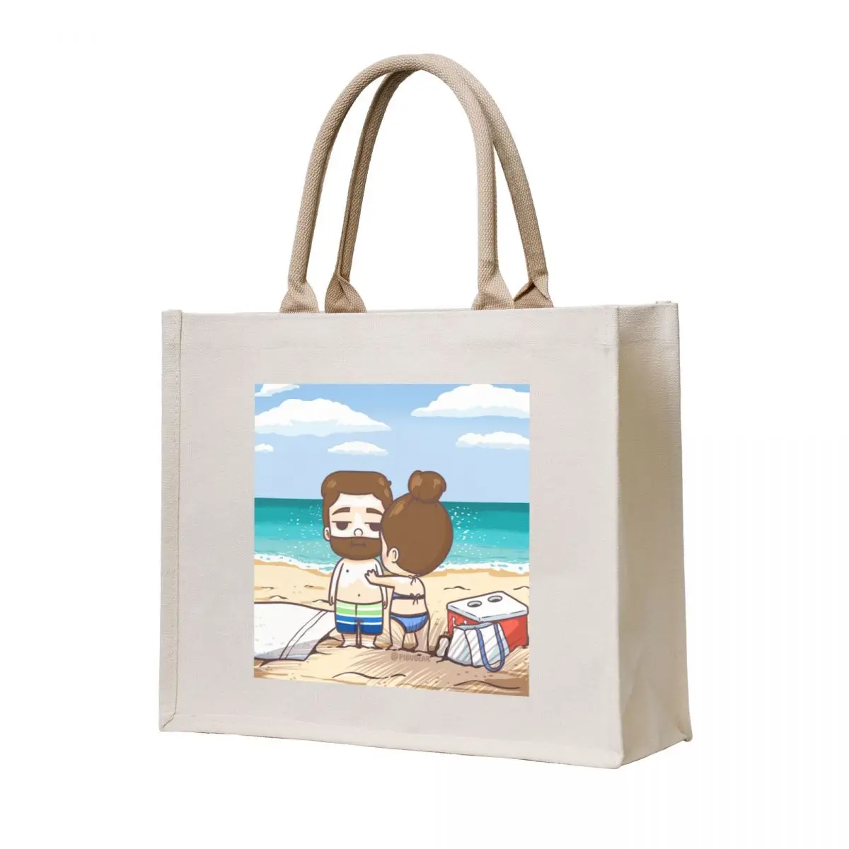 

beach day Tote Bag Custom bag Shopper bag tote canvas canvas tote