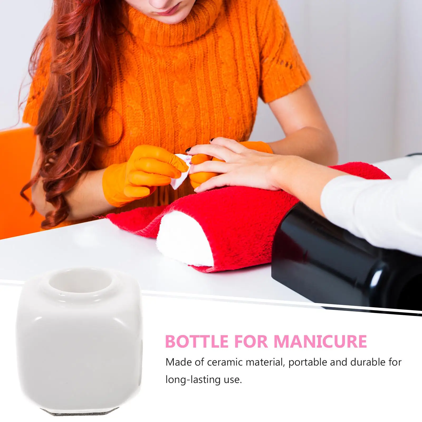 

Nail Liquid Cup Accessories Dust Collector Cleanup Manicure Organizer Nails Tools Monomer UV Container Bottle