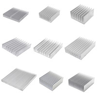 Extruded Aluminum Heatsink Radiator Heat sink Cooler for Electronic LED Chip Cooling Heat Dissipation