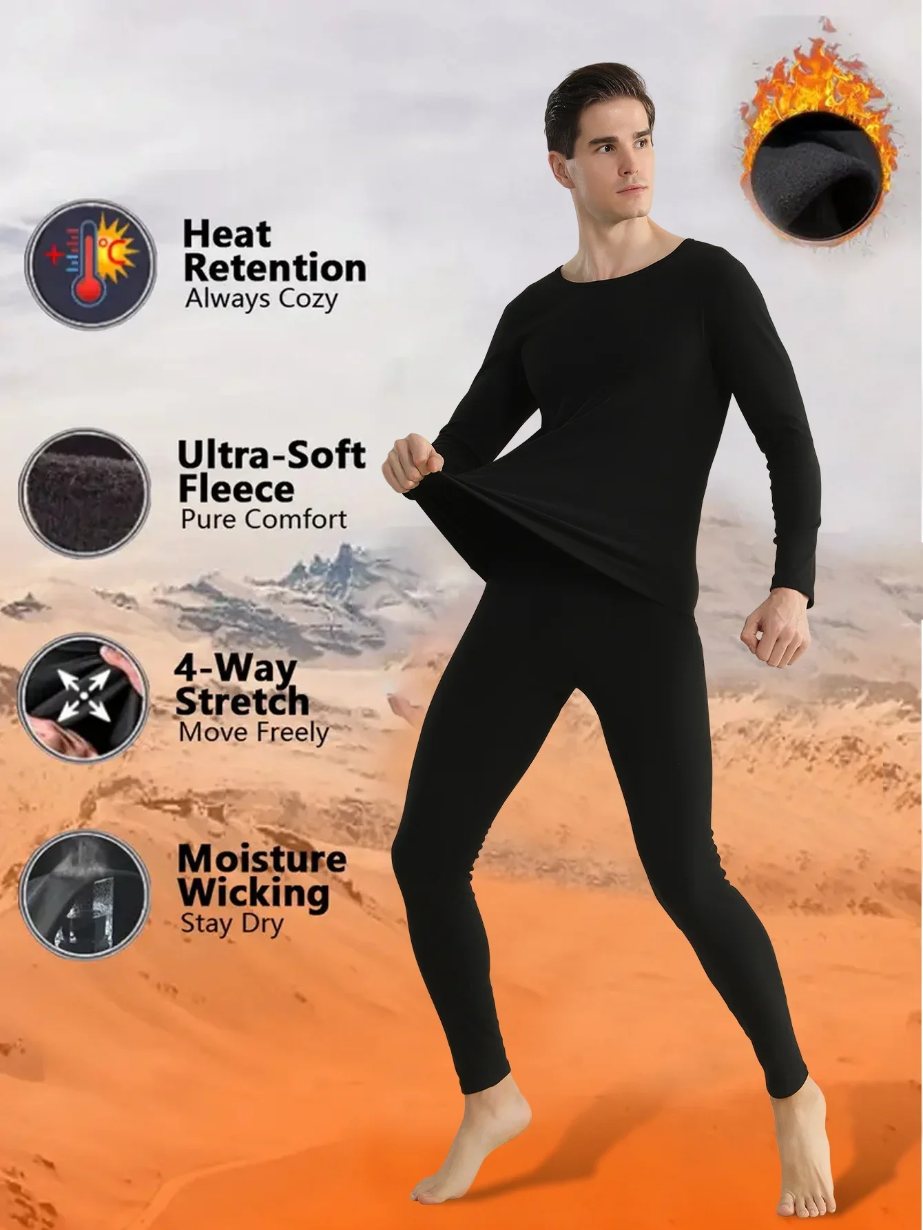 

This 2025 best-selling warm long innerwear is soft and comfortable to wear during exercise without any burden