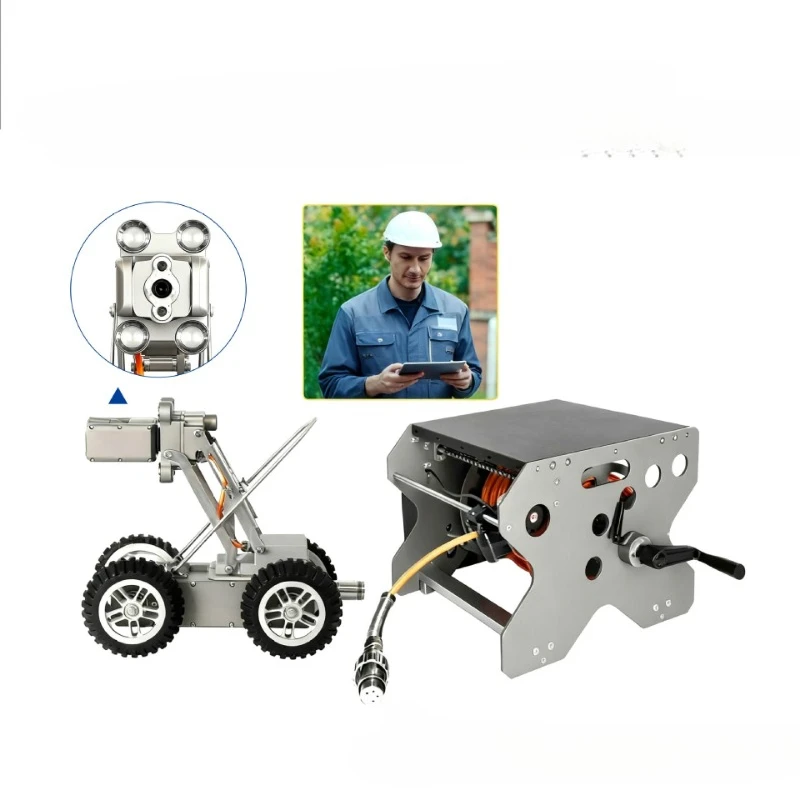 Municipal pipeline sewage sewage pipeline coal mine deep well high definition inspection exploration inspection robot