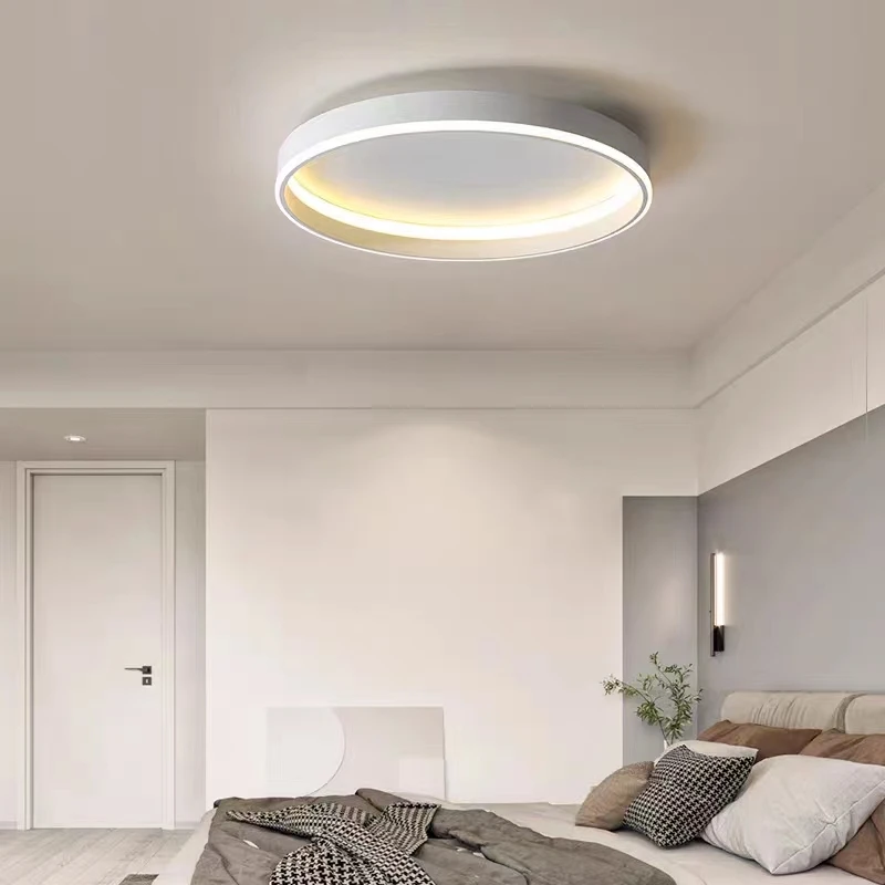 Plafonnier LED au Design Nordique Romantique et Chaud, Luminaire Décoratif d'Nik, Idéal pour une Chambre à Coucher