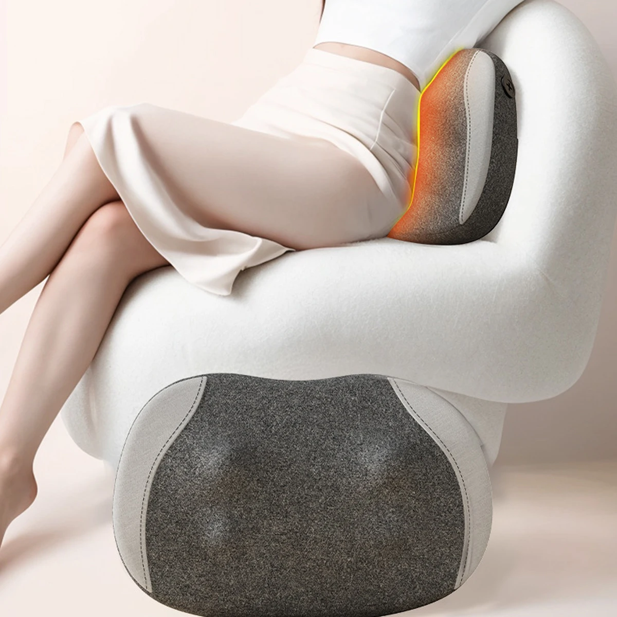 

Массажер для шеи и спины, автомобильный массажный коврик для талии, подушка для спины, массажер для поясницы, подушка для ухода за спиной, эргономичная офисная подушка