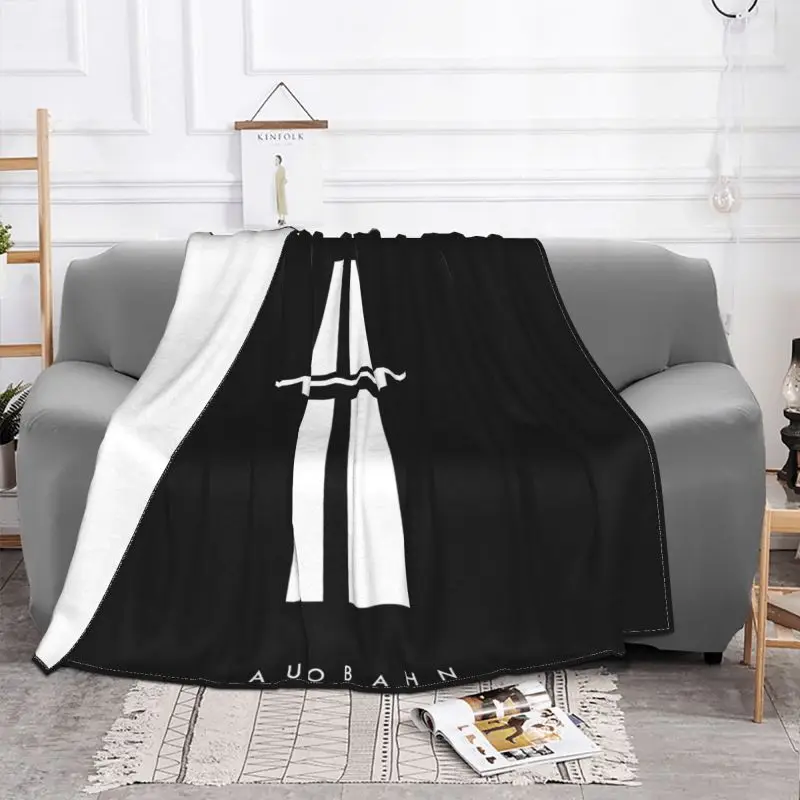 Autobahn Premium Kraftwerk Inspired Blanket Plush Sofa Bed Ultra-Soft Faux Fur Throw For Sofa Bedroom