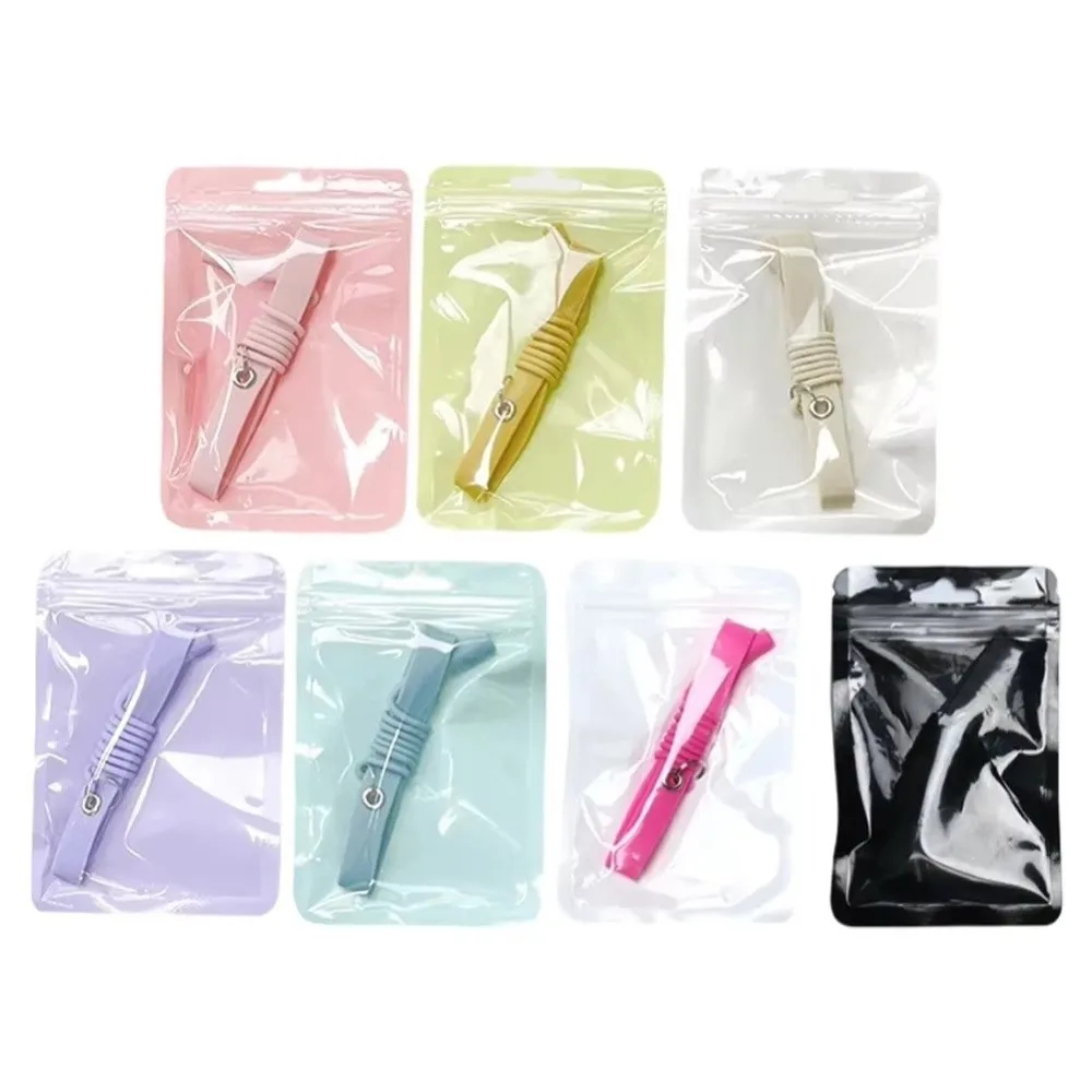 Elastic Silicone Wrist Strap Firm Stretch Eyelash Tweezers Protector Protector Design Durable Lashes Extension Supplies
