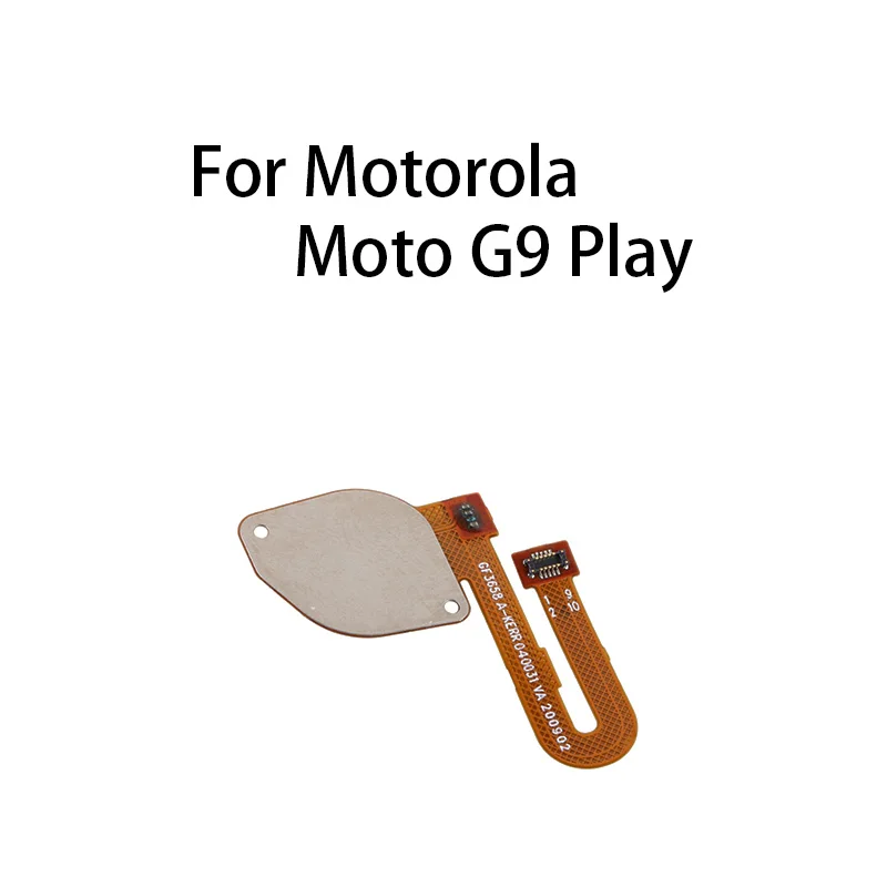 GEFEBSI Home Button Fingerprint Sensor Flex Cable For Motorola Moto G9 Play
