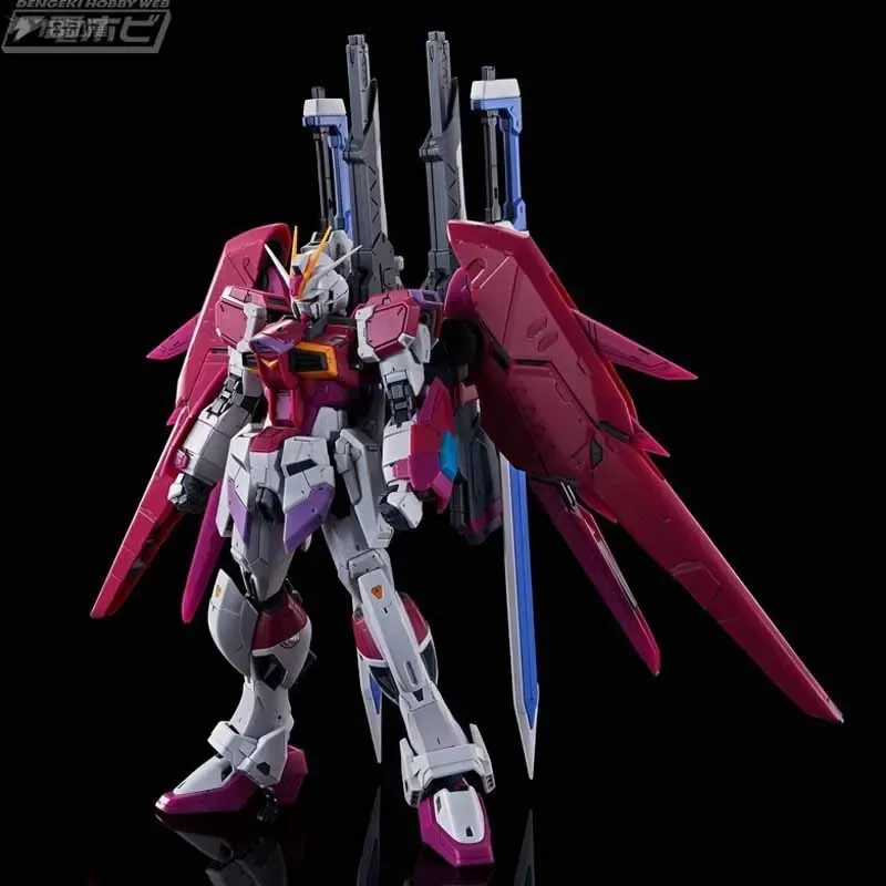 Bandai Original Model Kit RG 1/144 DESTINY IMPULSE GUNDAM  Anime Action Figure Assembly ROBOIT Model Toys Model Gifts