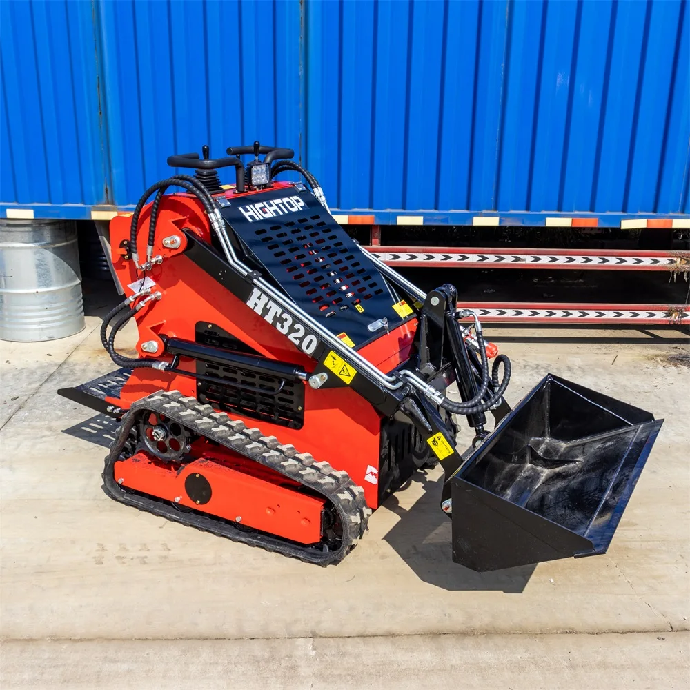 High Quality Mini Sliding Loaders Front End Loader Crawler Skid Steer Tractor Hydraulic Small Skid Steer Loaders for Sale