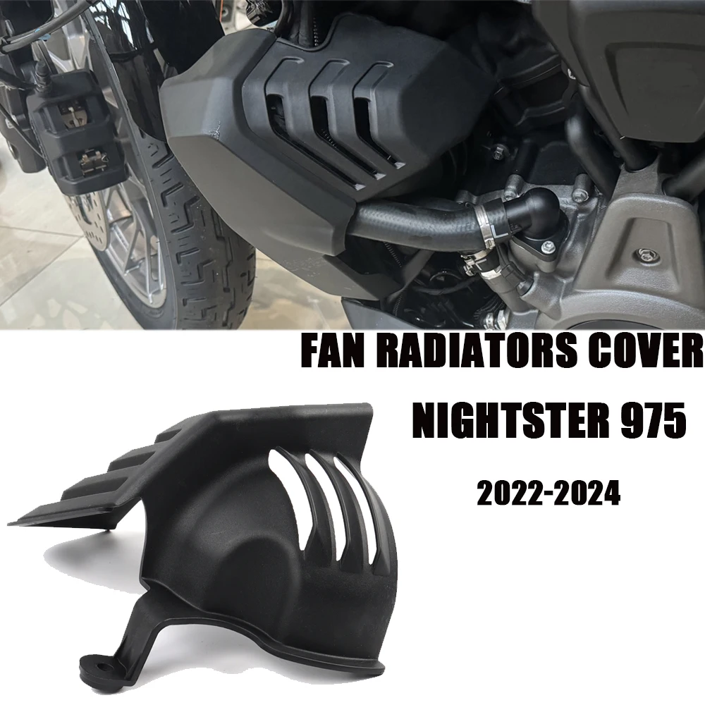 RH975S Fairing Hot Cooling Air Deflector Spoiler Guard Motorcycle Accessories 22-24 For Nightster 975 RH 975 Fan Radiators Cover