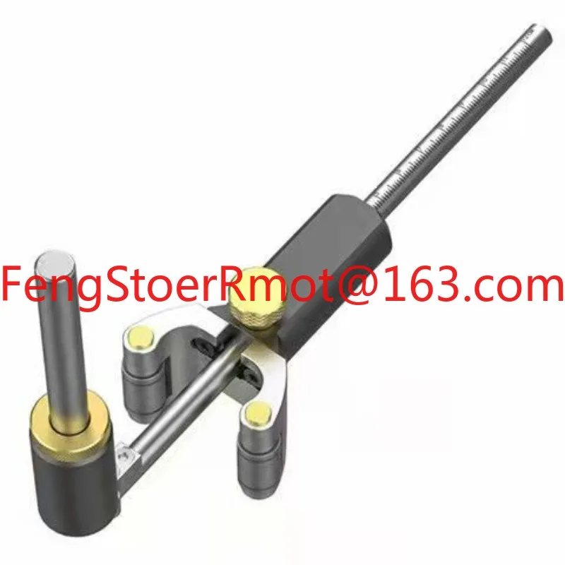 Parallel marking of locomotive wheel arch rib line, automobile sheet metal depression repair work, surface marking
