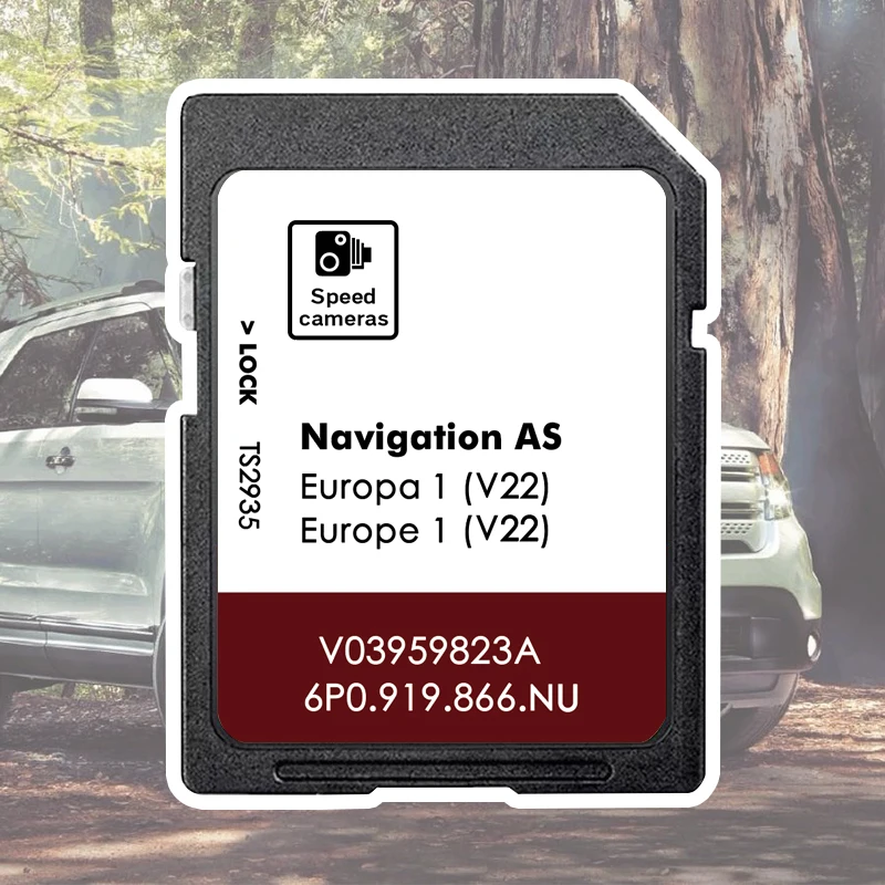 

Navi Navigation 2025 for Seat Leon AS V22 SD Map Cards MIB2 Europe Fast Delivey with Anti Fog Reaview Stickers