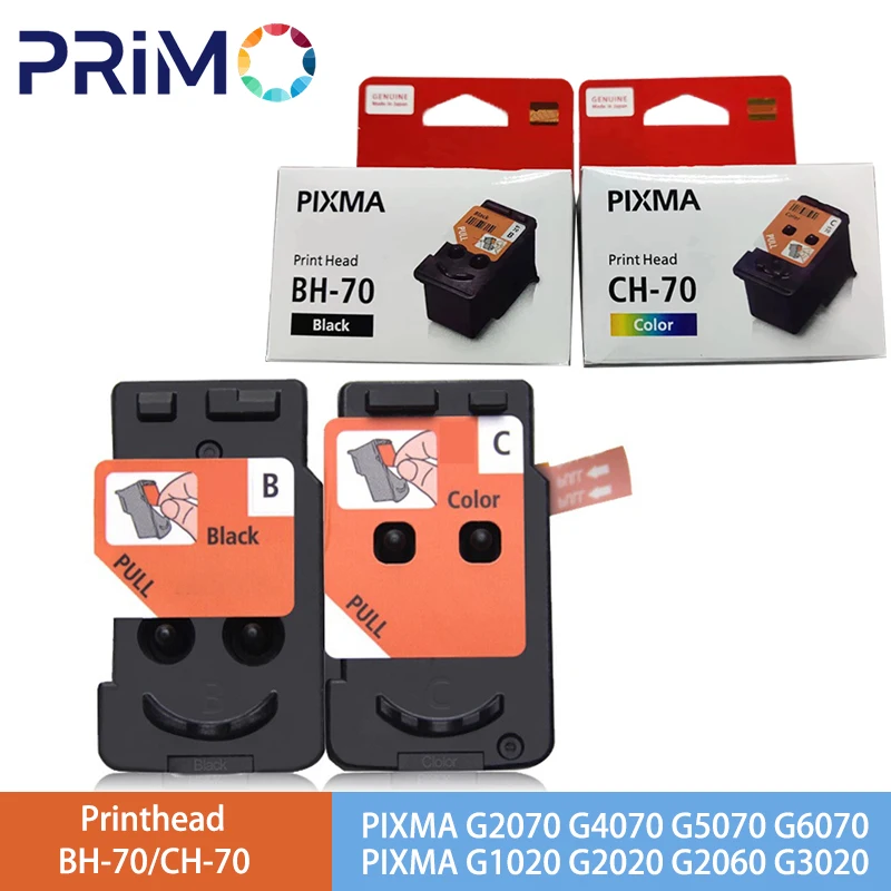 

BH-70 CH-70 Print Head BH70 CH70 Printhead for Canon PIXMA G2070 G4070 G5070 G6070 G7070 G1020 G2020 G3060 G2060 G3020 G2021