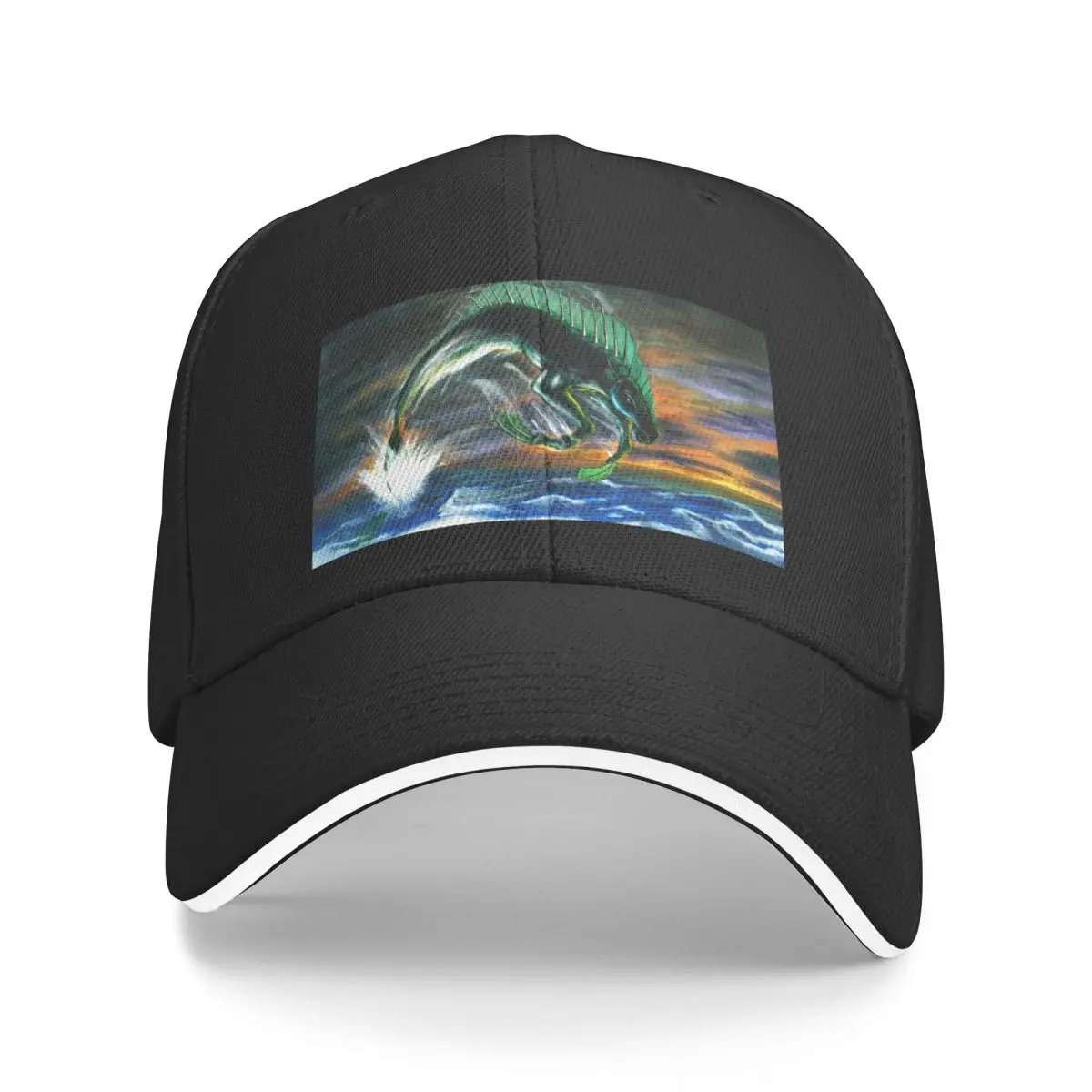 

mythological hippocampus Baseball Cap derby hat Fishing cap Streetwear Luxury Man Hat Women Hats Men's